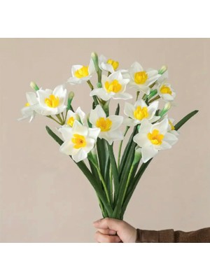 My Balli Store Yapay Nergis Çiçekleri 5 Dal