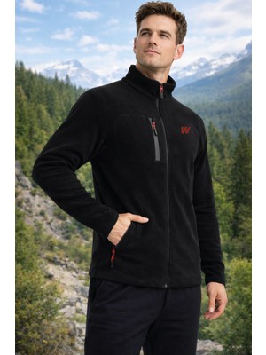 Walke Erkek Tam Fermuar Polar Beden-Xl