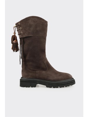 Elle Kahve Deri Kadın Günlük Bot