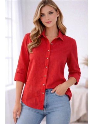 Cargo Asmin Bayan Keten Gömlek