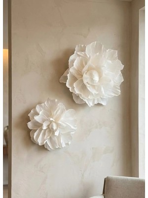 2'li Set Soft Italyan Krapon Kağıt Duvar Dekorasyonu Duvar Süsü