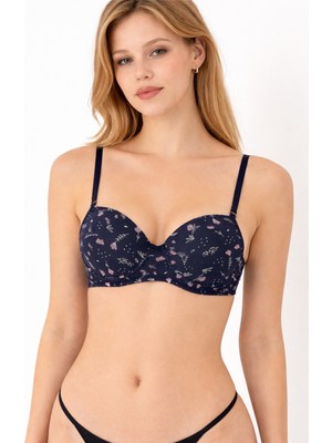 Doremi Desenli Push Up Sütyen