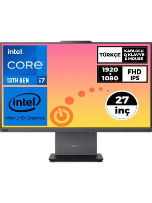 Lenovo Thinkcentre Neo 50A G5 Intel Core I7-13620H 16GB 512GB SSD 27" Fhd Freedos All In One Bilgisayar 12SAA01WTR