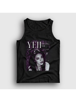 Presmono Unisex Siyah Hwang Yeji K Pop Itzy Atlet