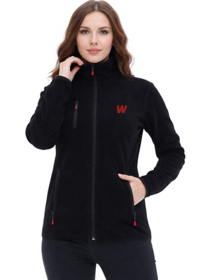 Walke Kadın Tam Fermuar Polar Beden-Xs