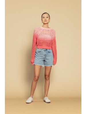 Nisan Triko Batik Boya Efektli Triko Kazak