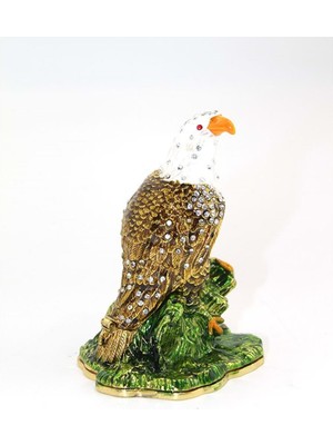 Erseyy Taşlı Tekli Kartal Biblo