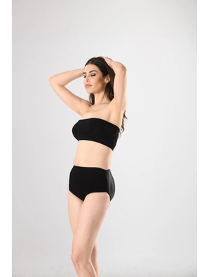 Kadın Popo Şekillendirici Dikişsiz Örme Destekli Külot