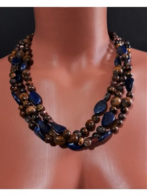 Asteria Elite Lapis Kaplan Gözü Odaklanma, Cesaret ve Nazardan Koruma Kolyesi