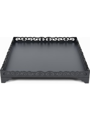 Samsun Soba 63X63 cm Soba Altlığı - Stella Model Döküm Soba ile Uyumlu - 2.5 mm Kalın Sac - Isıya Dayanıklı Koruyucu Panel