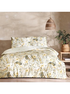 Hype Store Taç Monroe Çiçek DESENLI%100 Polar Yorgan Seti, Yeşil, Çift Kişilik