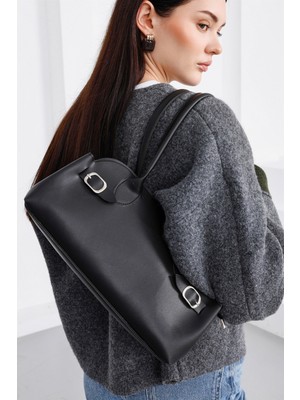 Shule Bags Andiamo Vintage Baget Çanta Siyah