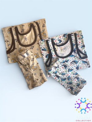 Gmn Collection Erkek Çocuk 2'li Atlet Boxer Takım