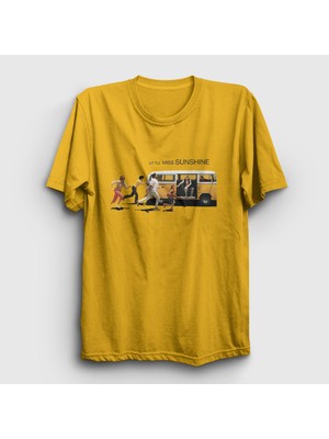 Presmono Unisex Sarı Van Little Miss Sunshine T-Shirt
