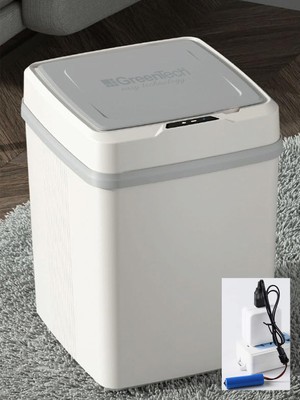 Greentech Sensörlü Şarjlı 12 Litre Çöp Kovası (Şarj Edilebilir Lityum Pilli) / GT-SC01