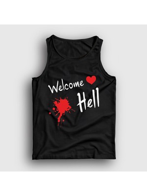 Presmono Unisex Siyah Welcome Hell Hecatia Touhou Atlet
