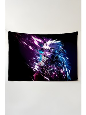 Charmbi Naruto Duvar Örtüsü – Çok Renkli Anime Temalı Kumaş Oda Dekoru Tapestry