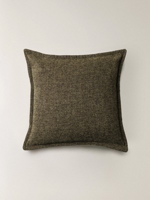 Minihol Seren Kahverengi Kırlent Kılıfı (45 x 45 Cm)