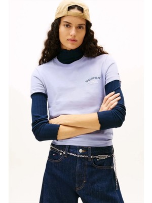 Tommy Jeans Kadın TIŞÖRT-DW0DW22516