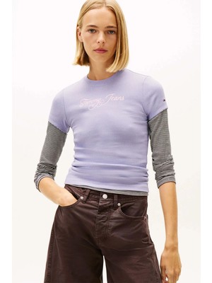 Tommy Jeans Kadın TIŞÖRT-DW0DW21838