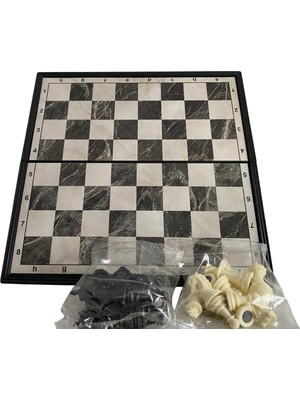 Lssavm Katlanabilir Mıknatıslı Manyetik 25CM Satranç Takımı S8608