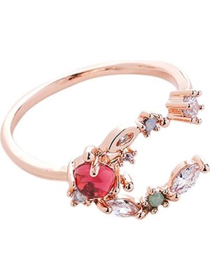 New Obsessions Prenses Zarif Taşlı Yüzük