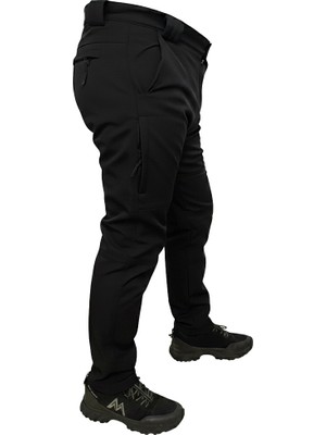 Mysia Outdoor Siyah Soft Shell Pantolon Içi Polarlı