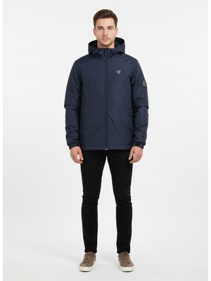 Gamp Erkek Kapüşonlu Su ve Rüzgar Itici Özellikli Içi Dolgulu Kışlık Parka Mont