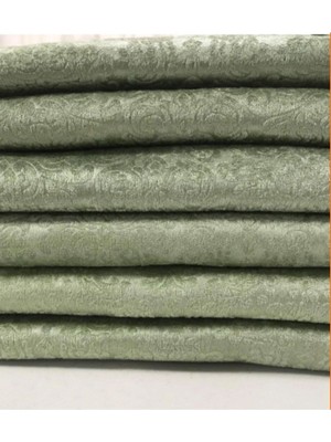 Esselife Krem Damar Desen Süngerli Koltuk Örtusu