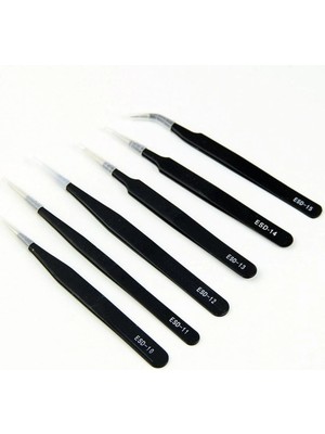 Uygun Sepetim ESD-101112131415 6 Parça Anti Statik Cımbız SET-(5775) - UY002F-6D8VZ4