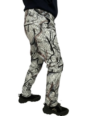 Mysia Outdoor Kar Desen Soft Shell Pantolon Avcı Pantolon Içi Polarlı