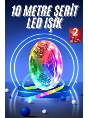 Uygun Sepetim Rgb Neon Şerit LED Lamba 10 Metre Iç Mekan Tasarımına Uygun - UY002F-6CASI5