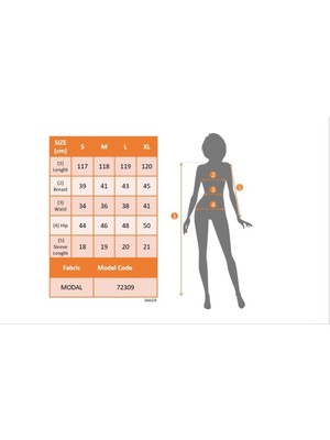 Sidelya Concept Kadın Yarım Ay Kollu Yuvarlak Yaka Önünde Toka Detaylı Modal Maxi Elbise