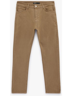 Koton Pamuklu Cepli Düğmeli Regular Fit Pantolon