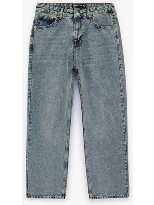 Koton Pamuklu Bol Oversize Normal Paça Baggy Jean Pantolon