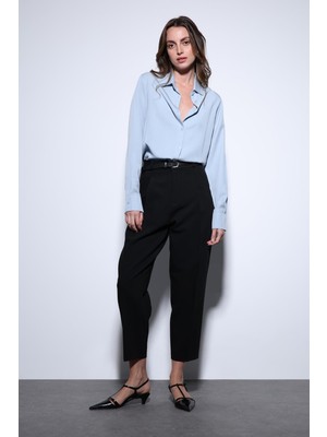 Antioch Siyah Pensli Kadın Pantolon