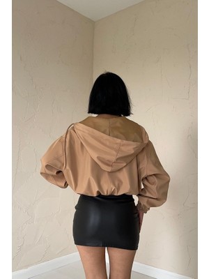 Sidelya Concept Vizon Kısa Fermuarlı Bomber Ceket