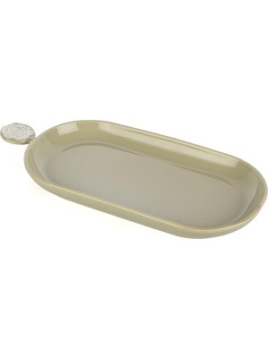 Mikasa Moor Rosaria Krem Oval Tabak 35X16CM