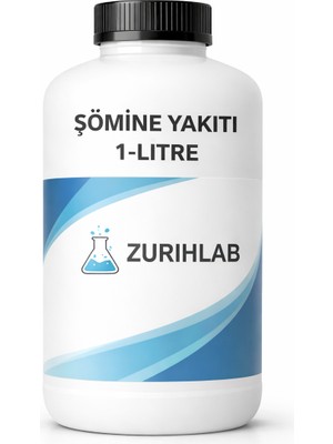 Zürih Ticaret ZURIHLAB Şömine Yakıtı 1 Litre - Biyoetanol - Bioethanol - Saflık: Min %96 - Yüksek Kaliteli