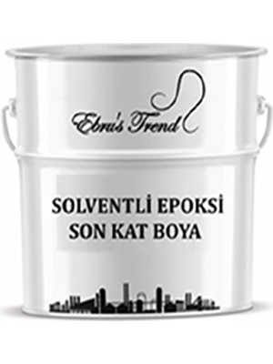 Ebrus Trend Ekonomik Solventli Epoksi Son Kat Boyası (2 Grup) 17+3 kg
