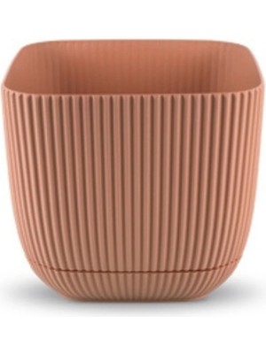 Rüzgar Yapay Çiçekçilik Kp Mercan Kare 4 Litre Saksı