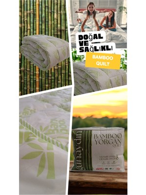 Yünteks Bambu Yorgan ,günaydın Bambu Yorgan , Antialerjik , Nefes Alan Doku, Uzun Ömürlü ,sağlıklı ,lüx