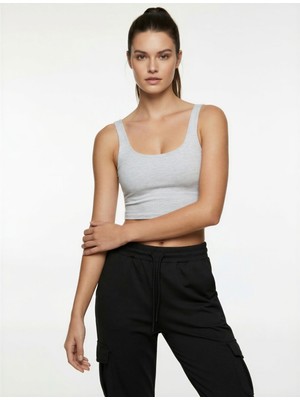 Koton Kare Yaka Kolsuz Slim Fit Sporcu Atleti