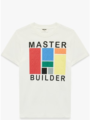 Koton Pamuklu Bisiklet Yaka Kısa Kollu Baskılı Tişört