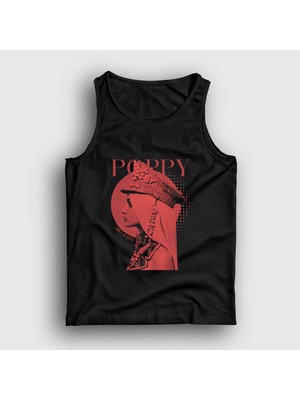 Presmono Unisex Siyah Am I A Girl Poppy Atlet