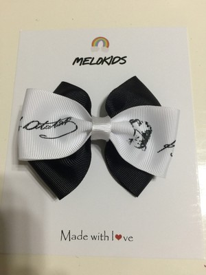 MELOKİDS 10 Kasım Siyah Beyaz Atatürk Klipsli Toka