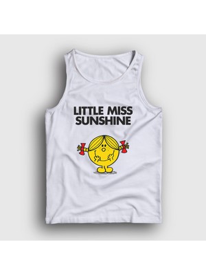Presmono Unisex Beyaz Cute Little Miss Sunshine Atlet