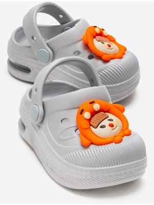 Ccway Çocuk Işıklı Emojili Sabo Terlik Buz