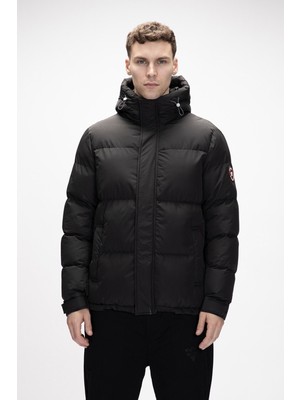 Bad Bear Cup Puffer Coat Erkek Siyah Mont