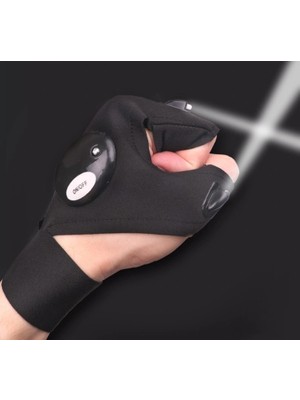 Flamex LED Işıklı Çalışma Eldiveni Sağ Sol Çift